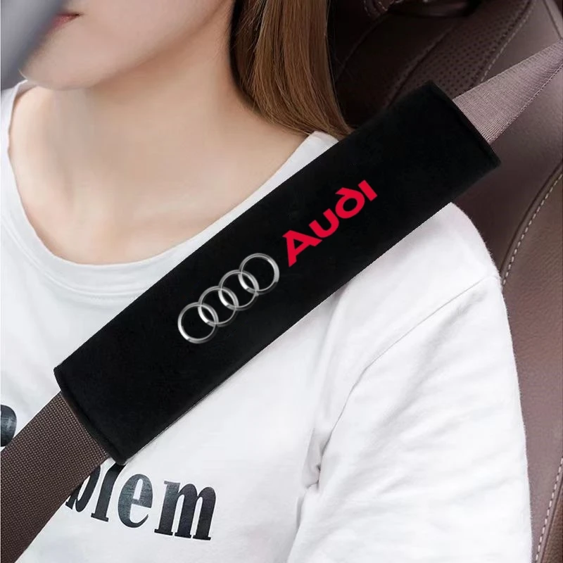 

Car seat belt leather Shoulder Protector Safety Belt 2pcs For Audi A1 A2 A3 A4 A5 A6 A7 A8 Q1 Q2 Q3 Q4 Q5 Q6 Q7 Q8 TT S5 B8 S1
