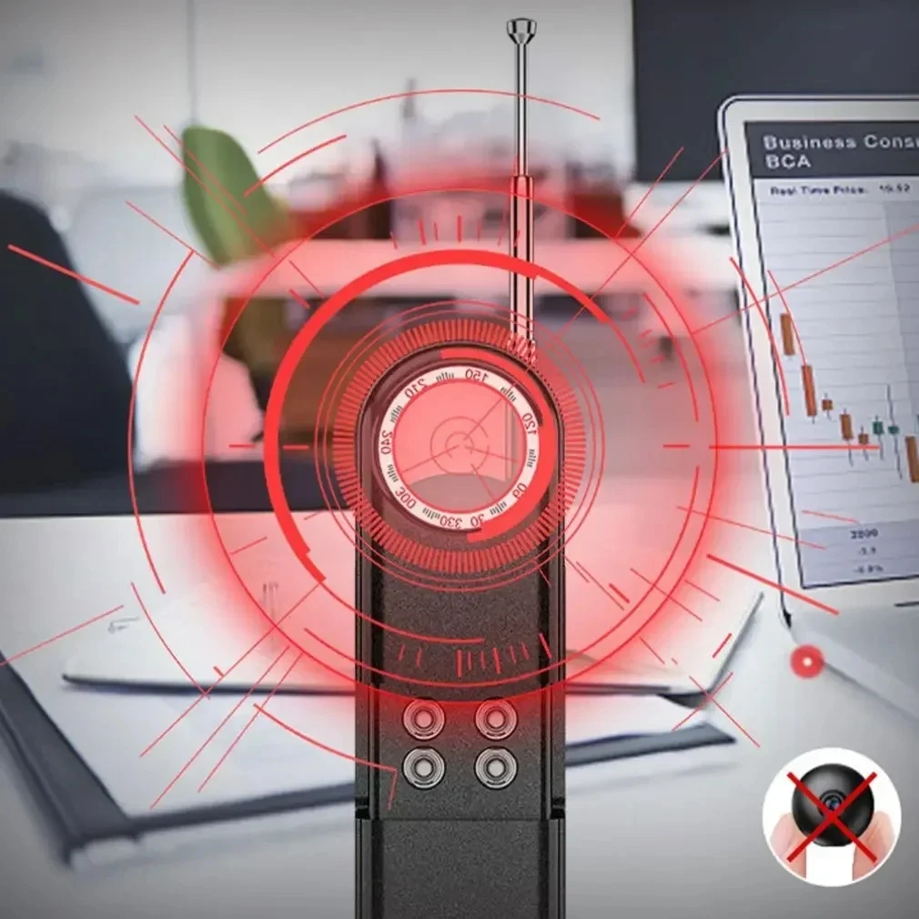 RF Signal Detector Anti Spy Candid Pinhole Hidden Camara Magnetic GPS Locator Wireless Audio GSM Bug Finder Spy Gadgets Devices