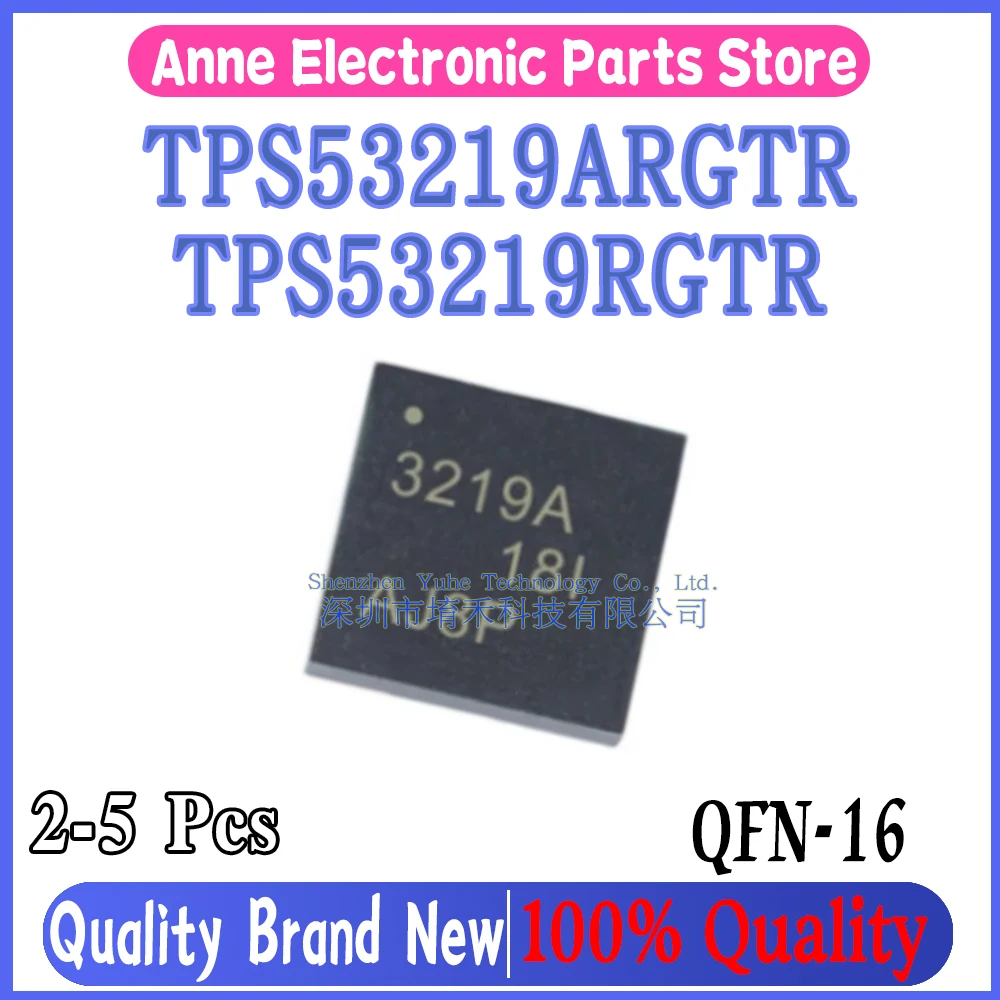 (2-5piece)100% New TPS53219ARGTR TPS53219RGTR TPS53219A TPS53219 53219A 3219A 53219 QFN-16 Chipset