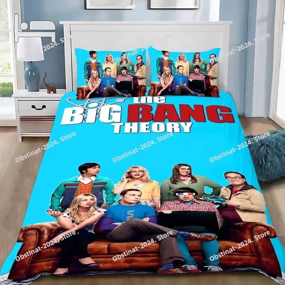 Duvet Cover Pillowcase Bedding Set The Big BangS TheoryS Adult Boy Girl Bedroom Decoration Children Gift Single Double Large