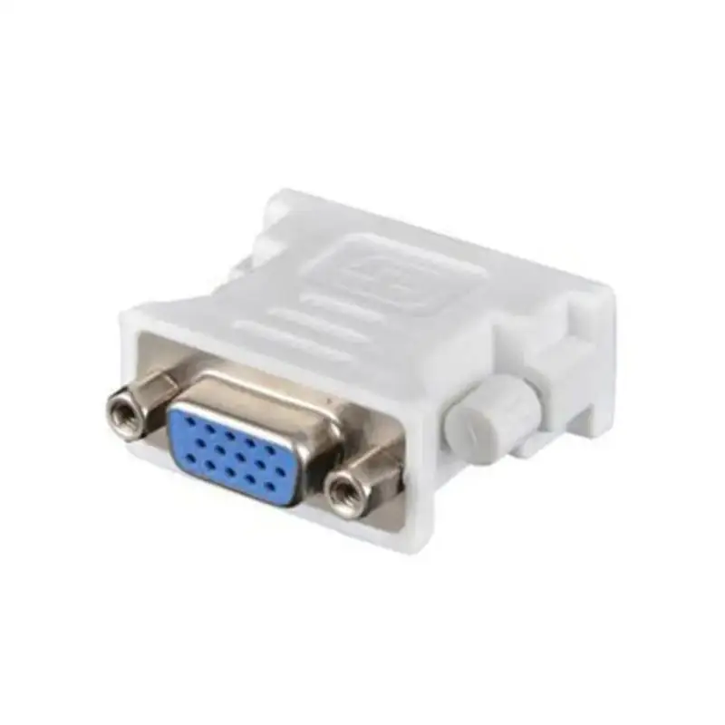 DVI D Male To VGA Female Socket Adapter Converter VGA to DVI/24+1 Pin Male to VGA Female Adapter Converter hot