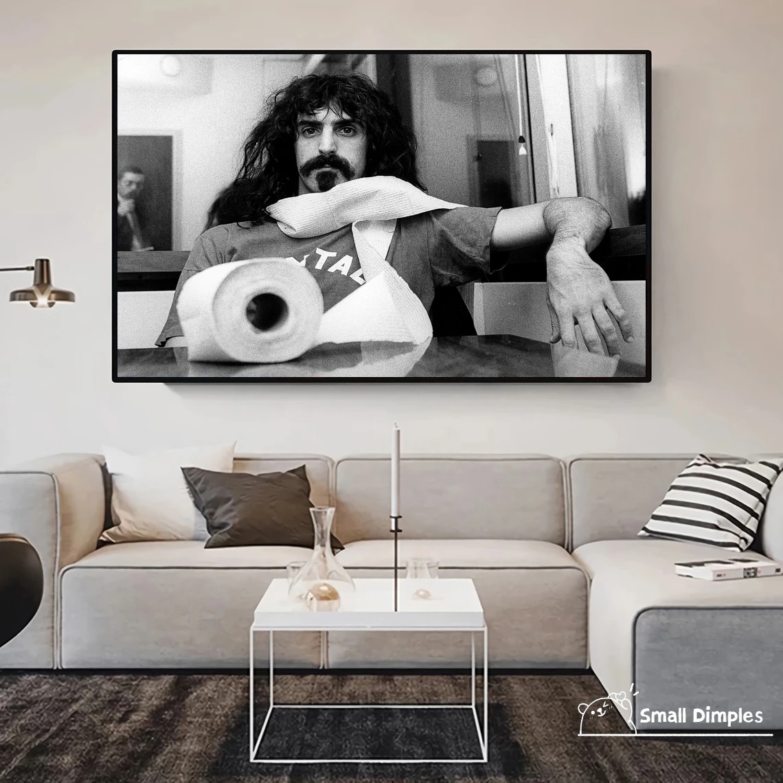 Frank Zappa Poster Music Star Poster Canvas Art Print Home Decoration Wall Painting ( No Frame )