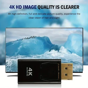 DP für HDTV 4K -Anschluss DP DP -Mann für HDTV -Adapter -Videokonverter Audio Plug Switch für tragbares TV -Computer -TV 12 Hauptverkäufe Sex DP - №1