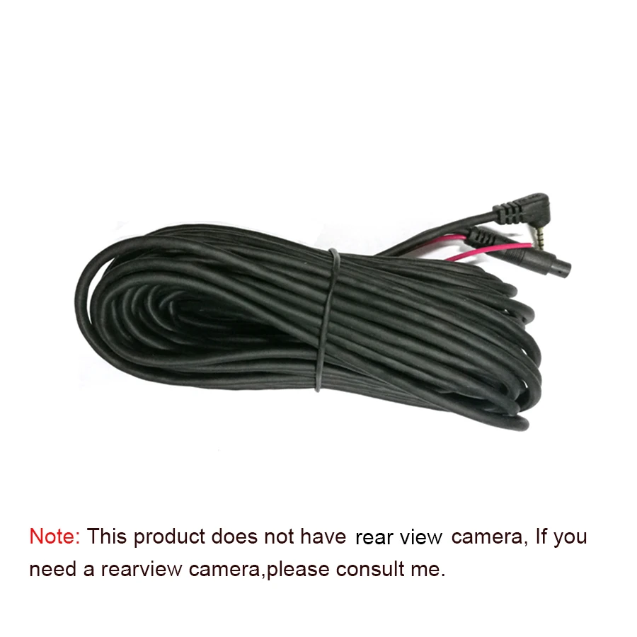 Anfilite 2.5mm Jack 4 Pin Rearview Camera Extension Cable 15 meters Backup Camera cable For Dual Lens Car GPS DVR Mirror