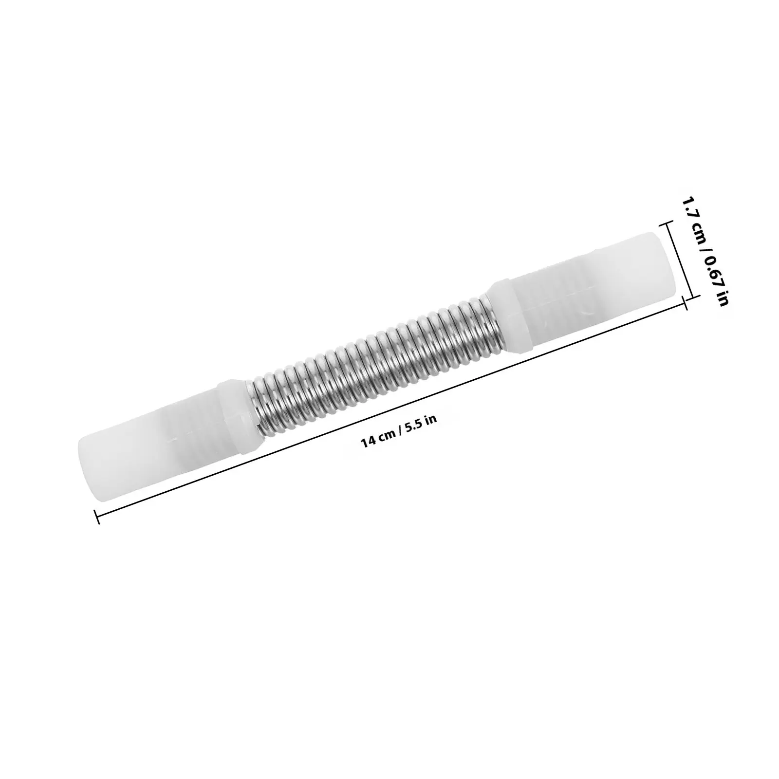 Umbrella Pole Connector Spring Joint 360 Degree Rotation Adjustable Fishing Umbrella Accessory Steel Chrome Plated Universal