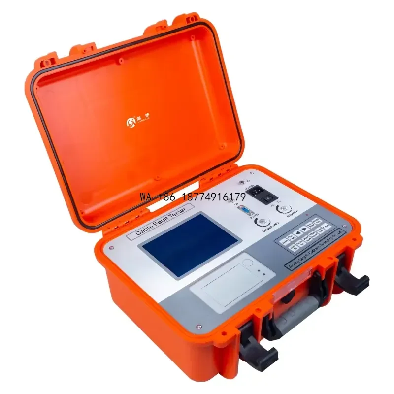 wmwmnu LANGXIN High Accuracy 1% Portable Cable Fault Tester IP55 Protection Underground Cable Short Open Breakpoint Location