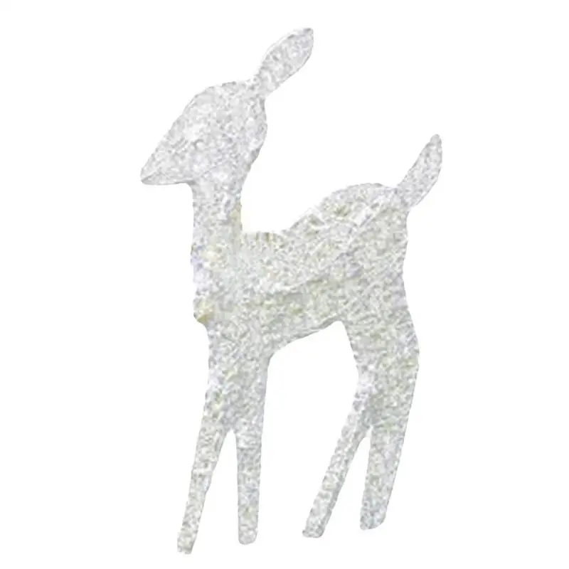 Lighted Christmas Reindeer Water Resistant Light Up Decoration For Garden Glowing Reindeer Outdoor Yard Ornament