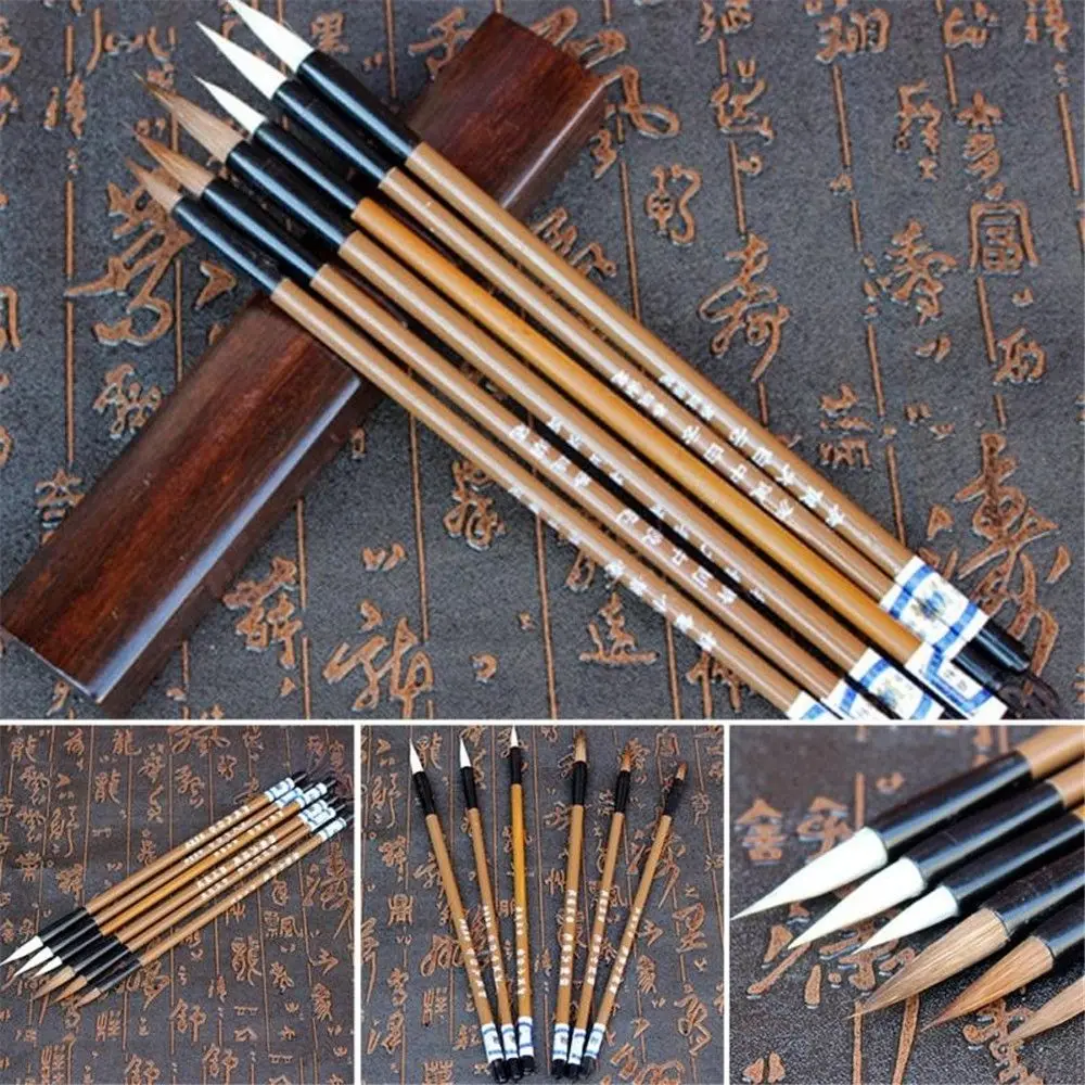 Calligraphy Wrinting Brush Painting Brush Wolf's Hair Practice Writing Brush Traditional Chinese Calligraphy Writing Brush