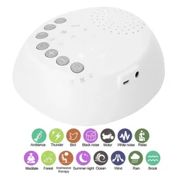 Sleep Aid Device Timed White Noise Machine Music Sleep Sound Machine For Sleeping & Relaxation for Baby Adult USB Travel Homeuse