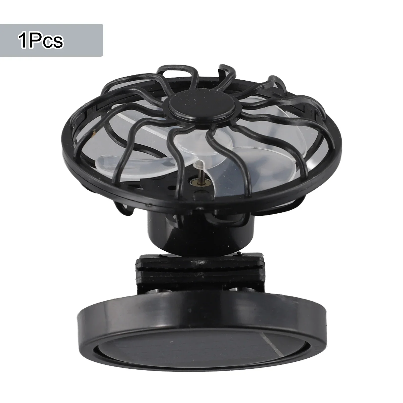 

Mini Portable Fan Outdoor Portable Clip-On Cooler Mini Black Hat Fan Cooling Solar Celling Fan For Camping Hiking Fishing