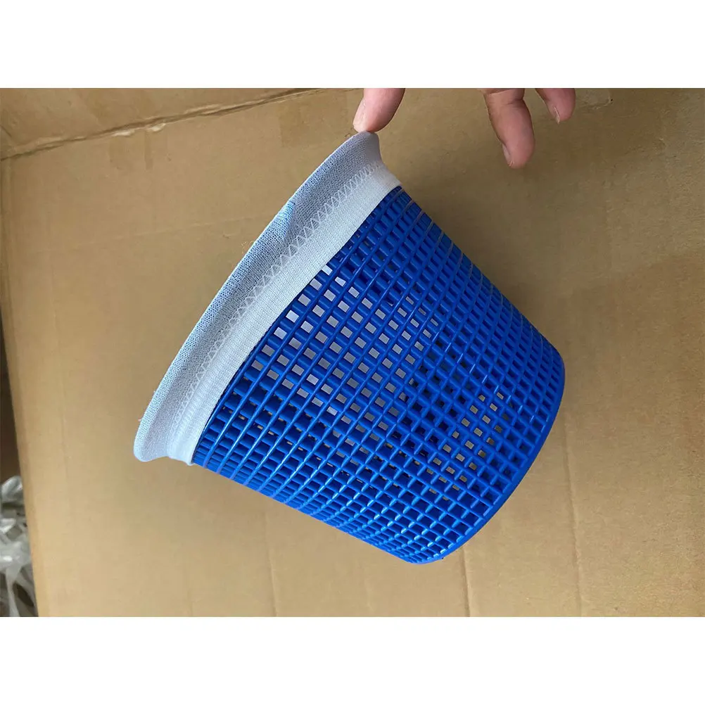 

16Pcs Swimming Pool Filter Basket Set Blue Durable Garbage Preventer Practical Design Long Lasting Pool Supplies