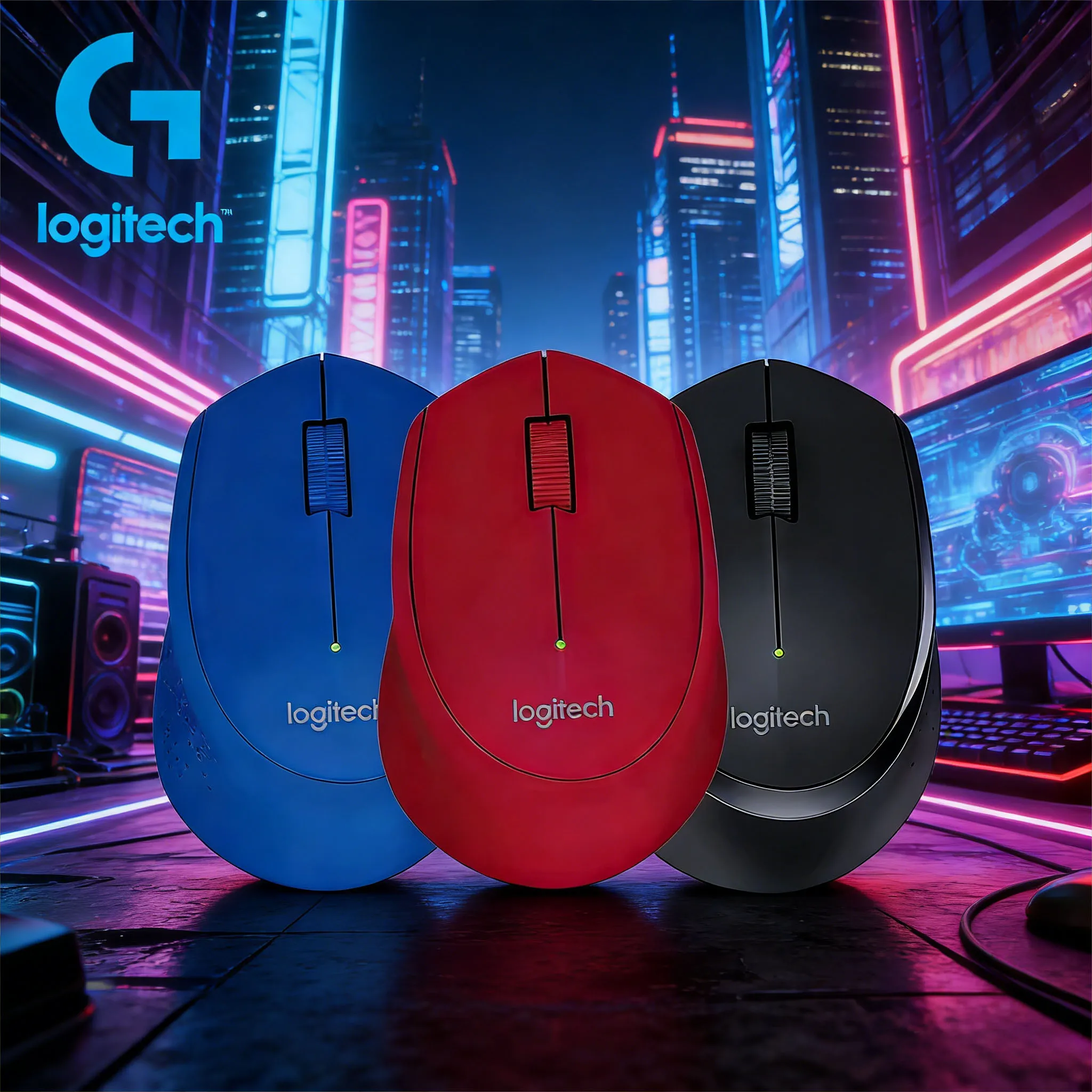 

Беспроводная мышь Logitech M280, долговечная батарея, USB-приемник, эргономичная портативная мышь для офисного использования
