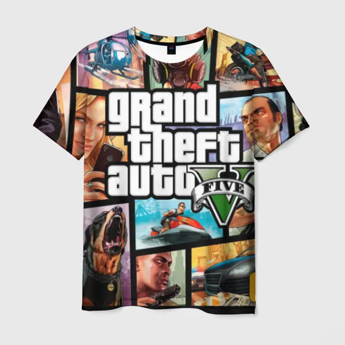 Newest Games Grand Theft Auto Vice City Pattern T-Shirts 3D Summer Men\'s Hip hop Trend GTA VI Short Sleeve T shirt Oversized Top