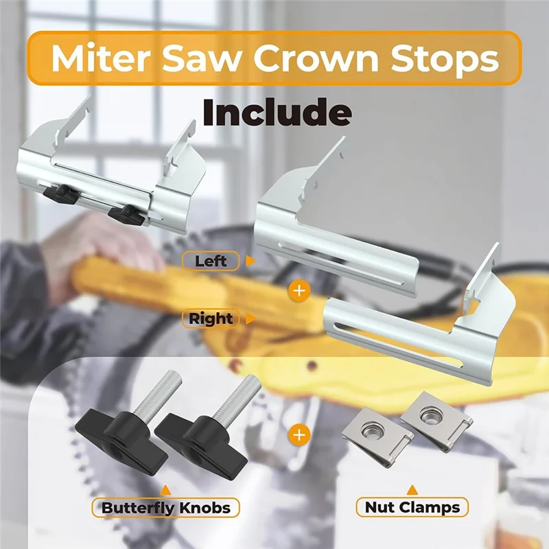 

A58Z Miter Saw Crown Stops DW7084,Replacement Crown Moulding Stop For DW712, DW715, DW716, DW717, DW718 Miter Saw