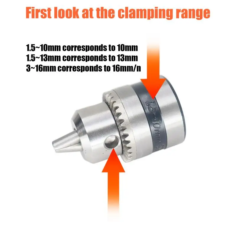 드릴 프레스용 전기 드릴 척 키, 휴대용 척 키, 전기 드릴 잠금 키 렌치, 10mm, 13mm, 16mm 전기 드릴 비트