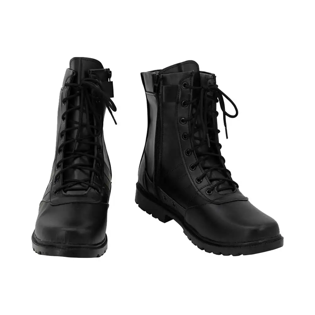 Carlos Biohazard Spiel Resident Cosplay Schuhe Stiefel Halloween Kostüme Zubehör nach Maß für Verkleidung männliche Männer Erwachsene