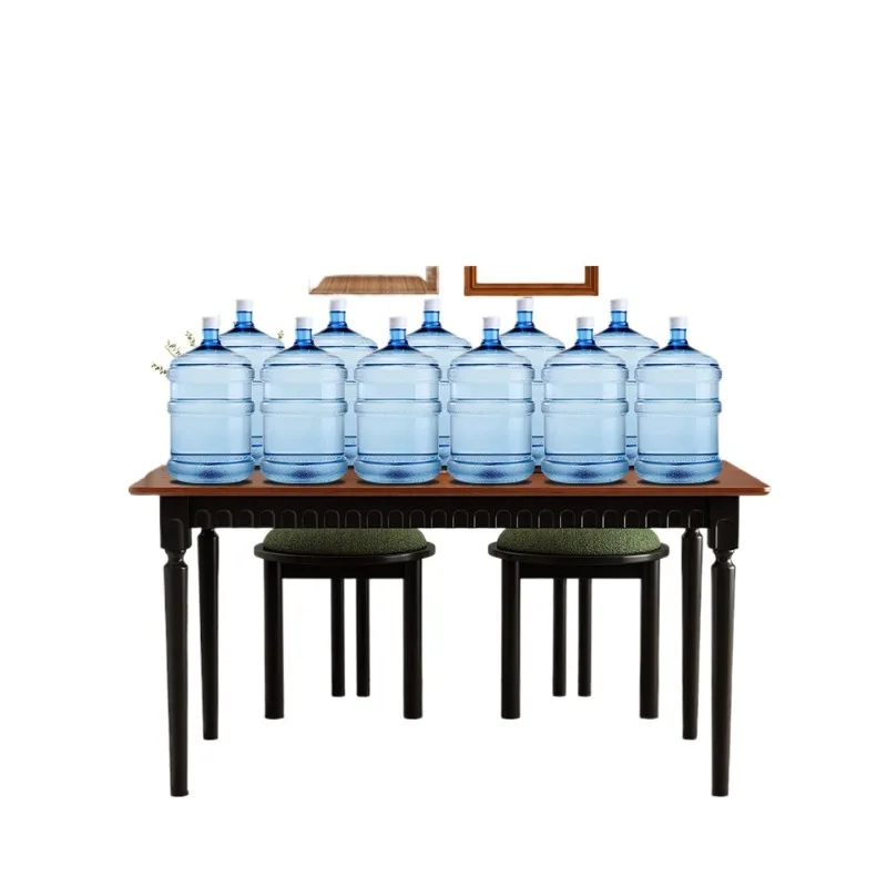 

French retro pure solid wood rectangular medium and ancient style diningash wood large board table solid wood dining