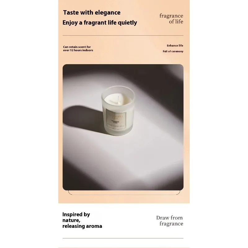 Wholesale Free Sample Luxury Scented Candles Wedding Decorations Transparent