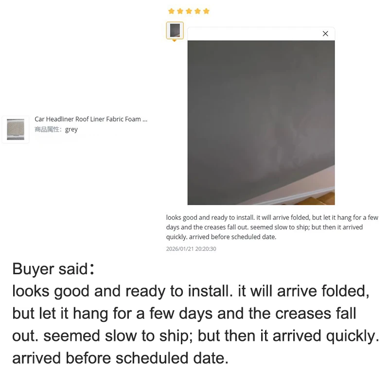 Car Interior Fabrics Auto Material Headliner Grid Sponge Foam for Cars Ceiling Roof Liner Sky Fabric DIY Upholstery Per Meter