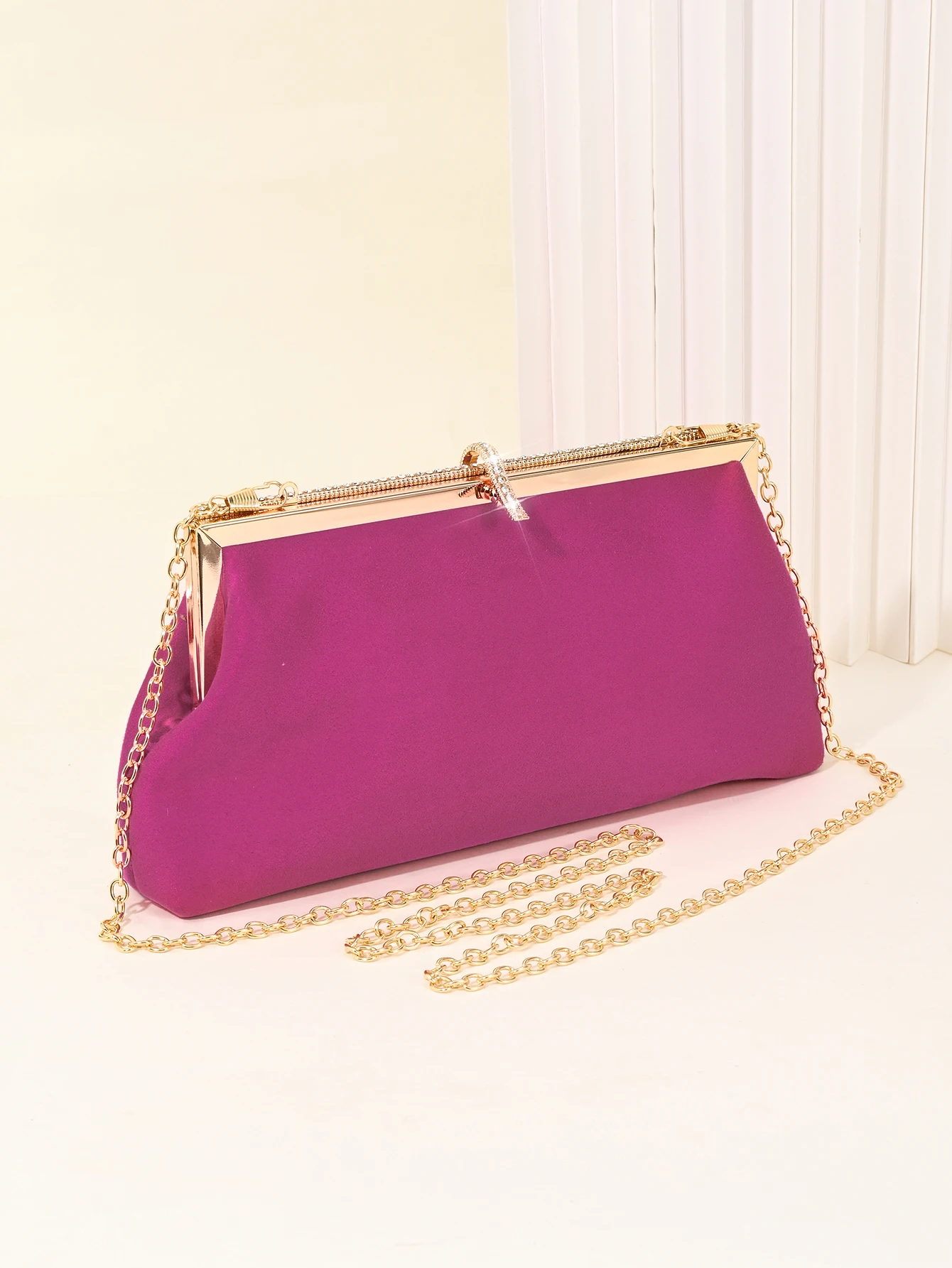 Retro-Samt-Abendtasche, funkelnde Strass-Clutch-Tasche, Fischhaken-Damentasche, Kleidertasche, passende Cheongsam-Tasche – Detail 24