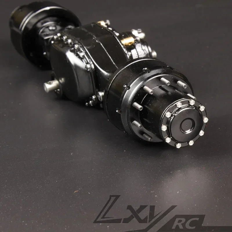 1pcs Power Front/rear Through Bridge for Tamiya 1/14 RC Truck for SCANIA 770S R620 for Volvo FH16 for ACTROS 3363 Car