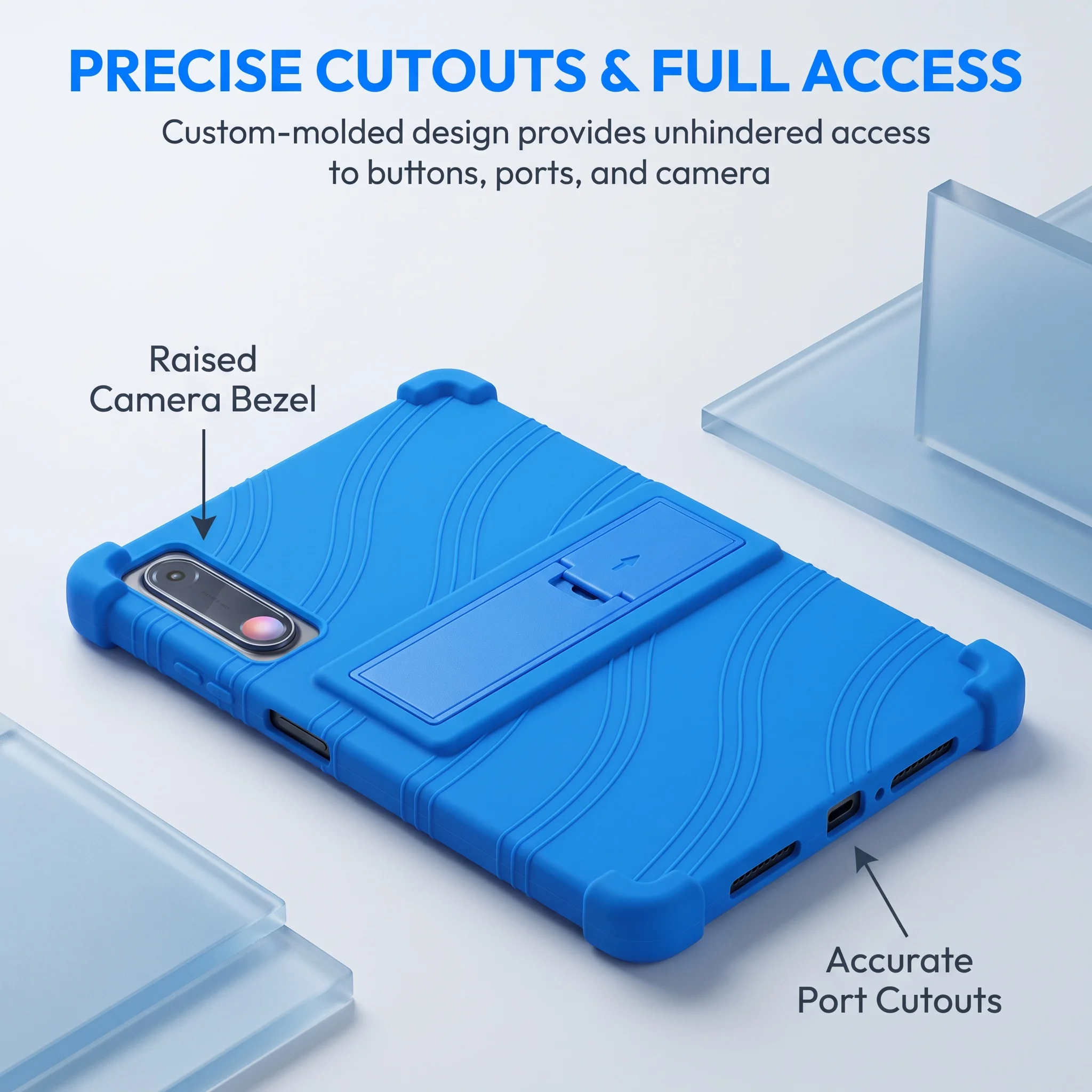 Funda Case For Lenovo Yoga Tab Gen 2 (2026), Case 11.1'' Soft Silicon Portable Kickstand Shockproof Tablet Case,Easy to TB711FU