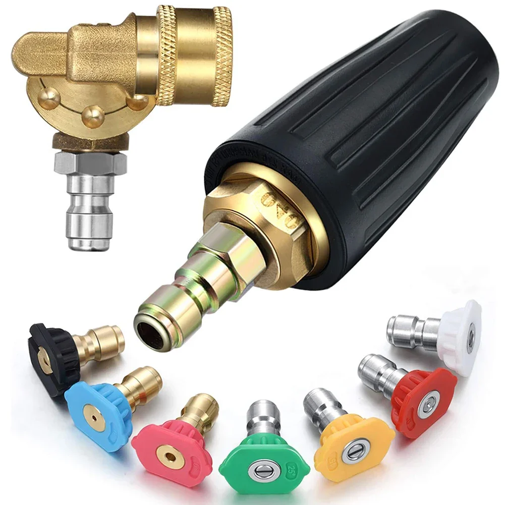 

Cleaning Nozzle Turbo Nozzle Boat Cleaning Quick Connector Brass And Stainless Steel Construction Rust Removal