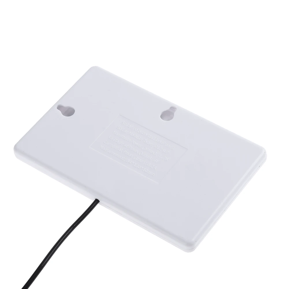 6 فولت 1.2 واط لوحة طاقة شمسية محمولة تيار مستمر واجهة الخلايا الشمسية مع كابل نظام إضاءة إمداد البطارية الشمسية للأجهزة الكهربائية المنزلية #6