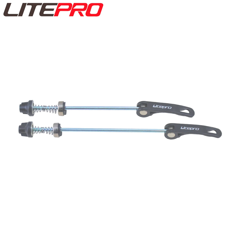 Litepro Aluminum Alloy Quick Release Lever MTB Mountain Bike Wheelset QR Rod For Road Folding Bicycles Wheels Skewers