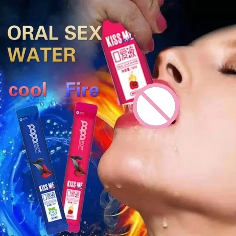 

6Pcs Water Blowjob Private parts for Women Men Cool Heat Flirt Liquid Private parts for Couples Liquid Coolant