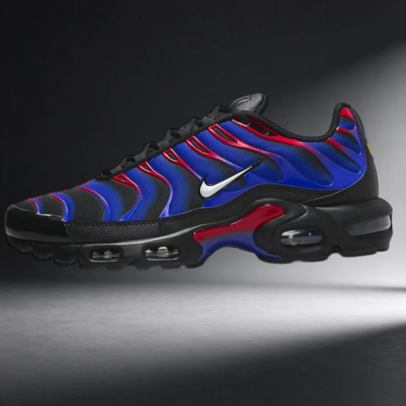 Nike Air Max Plus TN Black University Red Racer Blue Cyber ​​Y2K Retro Men Citywalk Running Shoes Streetwear FN7805-001