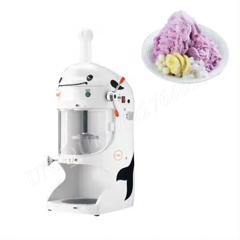 

350w Commercial Shaver Machine Snow Ice Crusher Automatic Ice Shaving Machine Snow Ice Electric Stainless Steel Snow Cone Maker