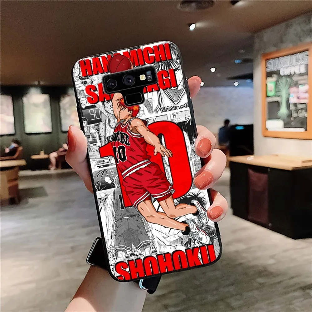 Funny Anime Slam Dunk Shohoku Phone Case For Samsung Note 8 9 10 20 pro plus lite M 10 11 20 30 21 31 51 A 21 22 42 02 03