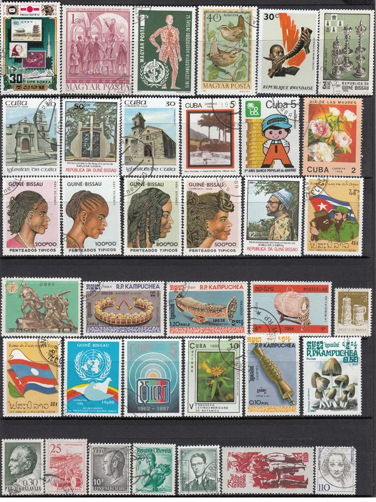 All Around The World Foreign Stamps Letter Post 100 Different Used Stamps Random Gifts At Fidelity Used Postage Stamps With Post