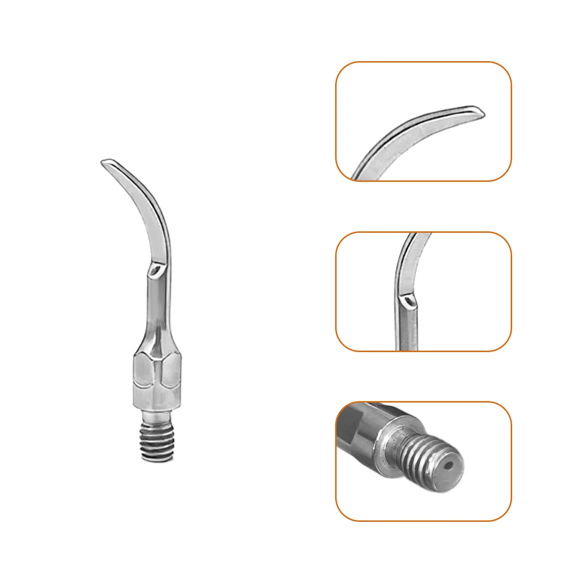 Stainless Steel Dental Scaler Tips fit For Sirona GS1 GS2 GS4 PS3 PS4 PS4D Ultrasonic Scaler Handpiece Bolt Accessory
