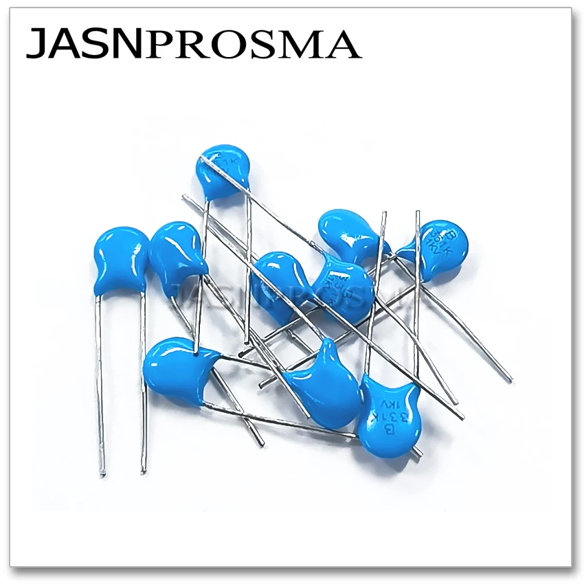 JASNPROSMA 1000PCS 1000V 100PF 220PF 470PF 1NF 1KV capacitor cerâmico de alta tensão 101 221 471 102 100p 220p 470p 1000p