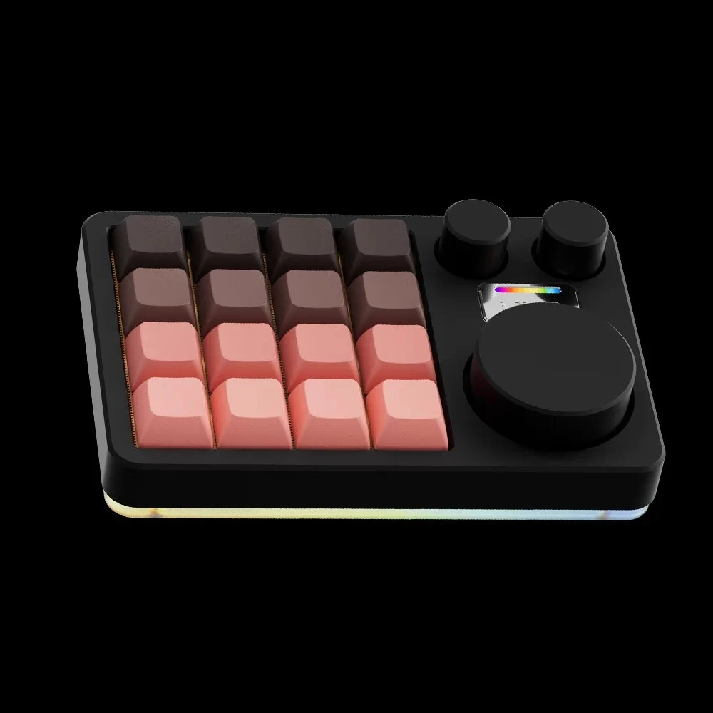 PAD16 Button Multi Knob Acrylic Custom K16pro Numeric Keyboard Designer