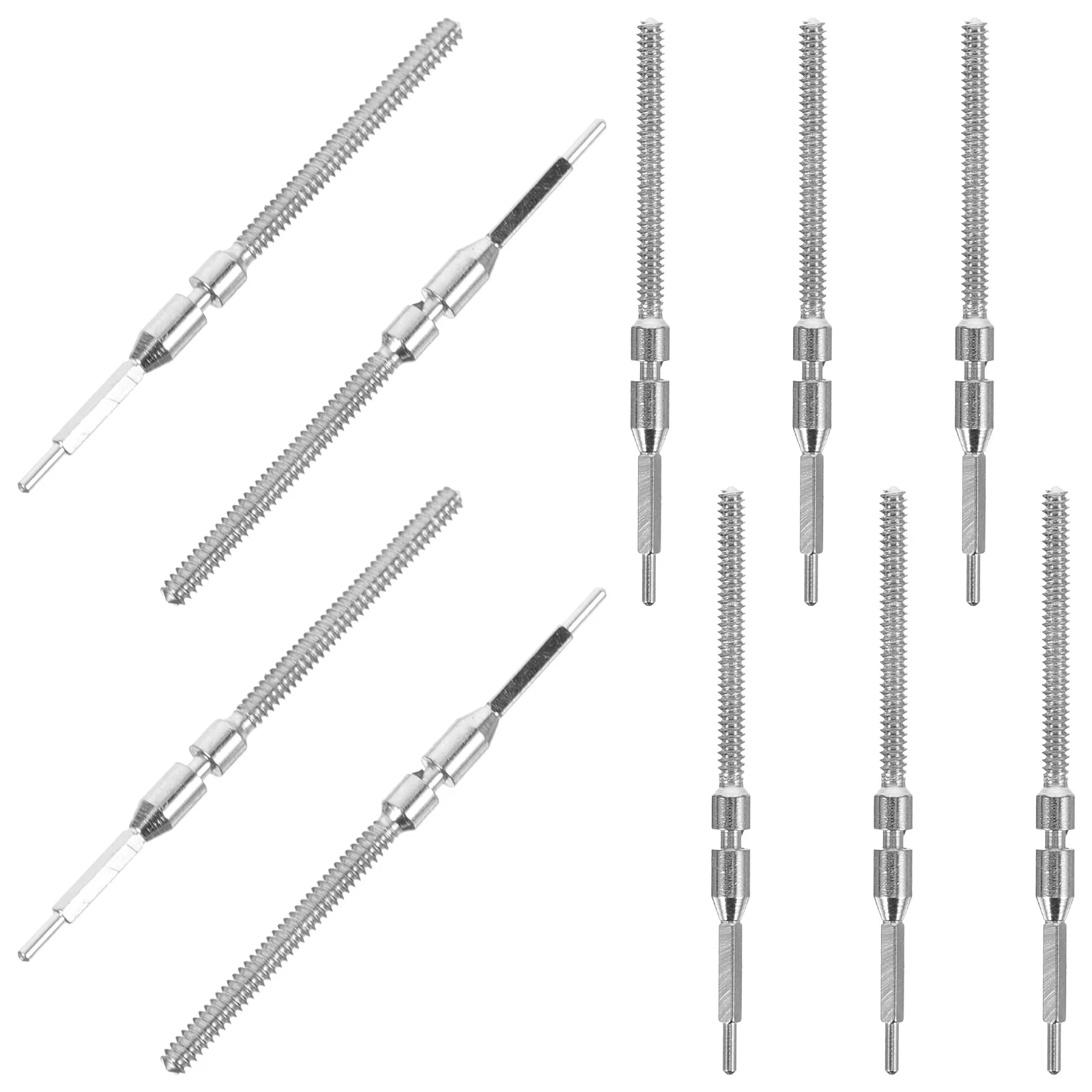 

10pcs Mechanical Watch Winding Stem Replacement Metal Stems For Watch Repair Tool Universal Watchmaker Supplies