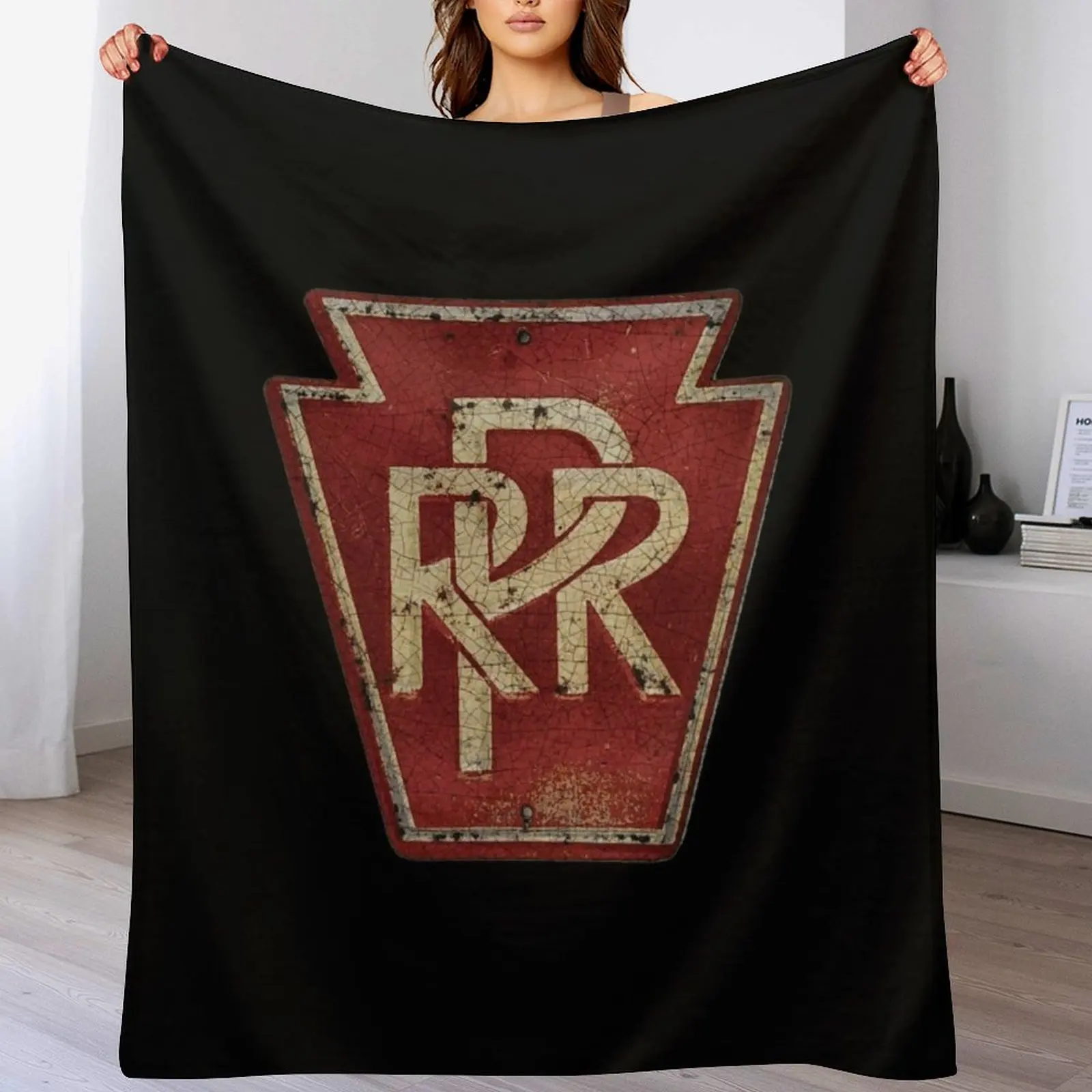 

Pennsylvania Railroad Throw Blanket Flannel Fleece Soft Warm Throw Blanket