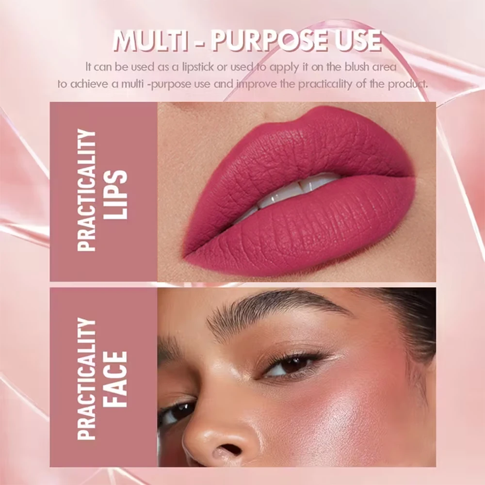 4-kolorowy kredka do ust typu twist-up - długotrwały, nawilżający kremowy żel do ust w formie wosku |   Wysuwany konturówka do ust do codziennego makijażu, na imprezy i scenę. |