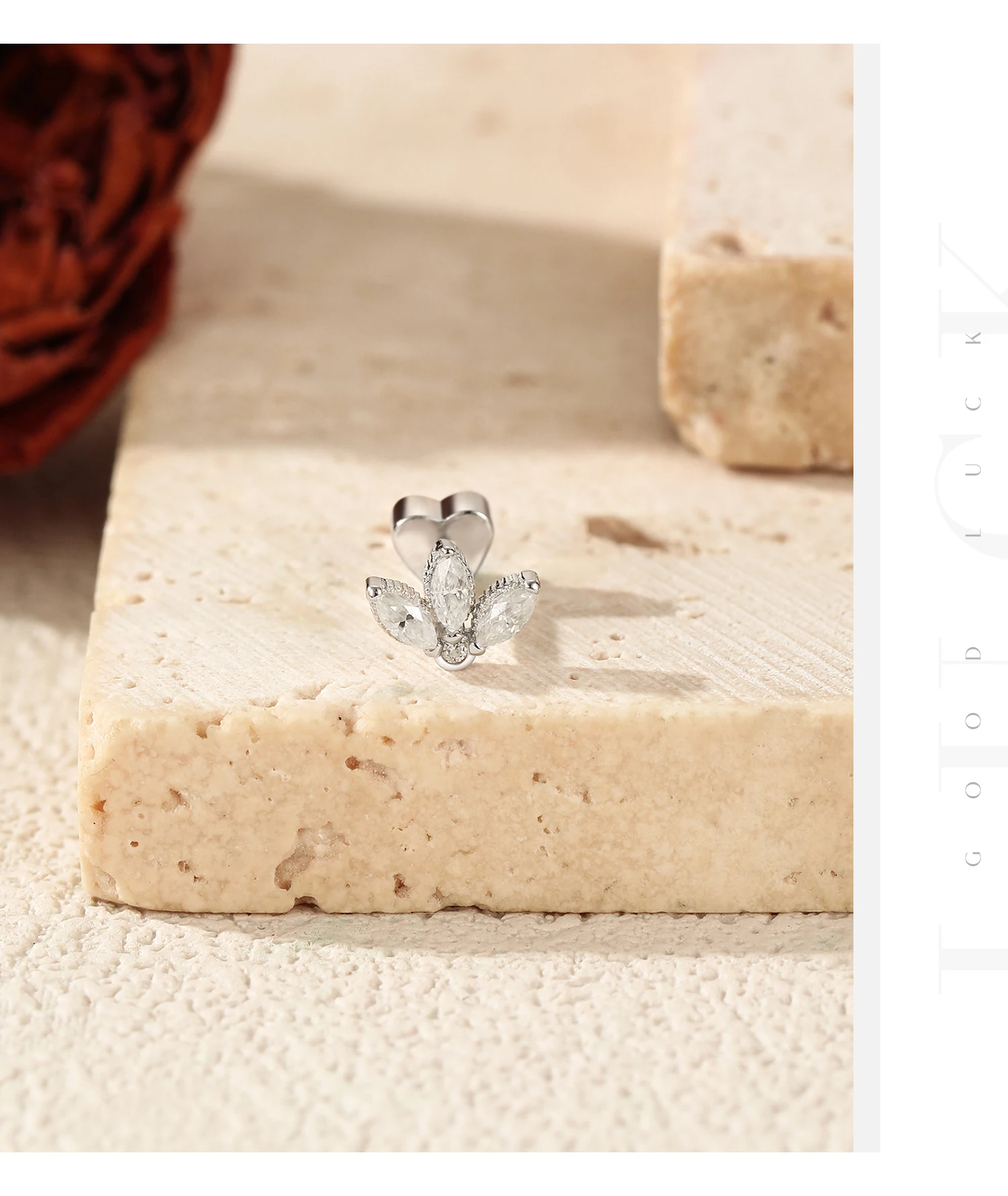 MODIAN 1PC D Moissanite Cartilage Stud 925 Sterling Stapelbare Schraub-Ohrstecker in mehreren Formen für Frauen Urlaubsschmuck – Detail 38