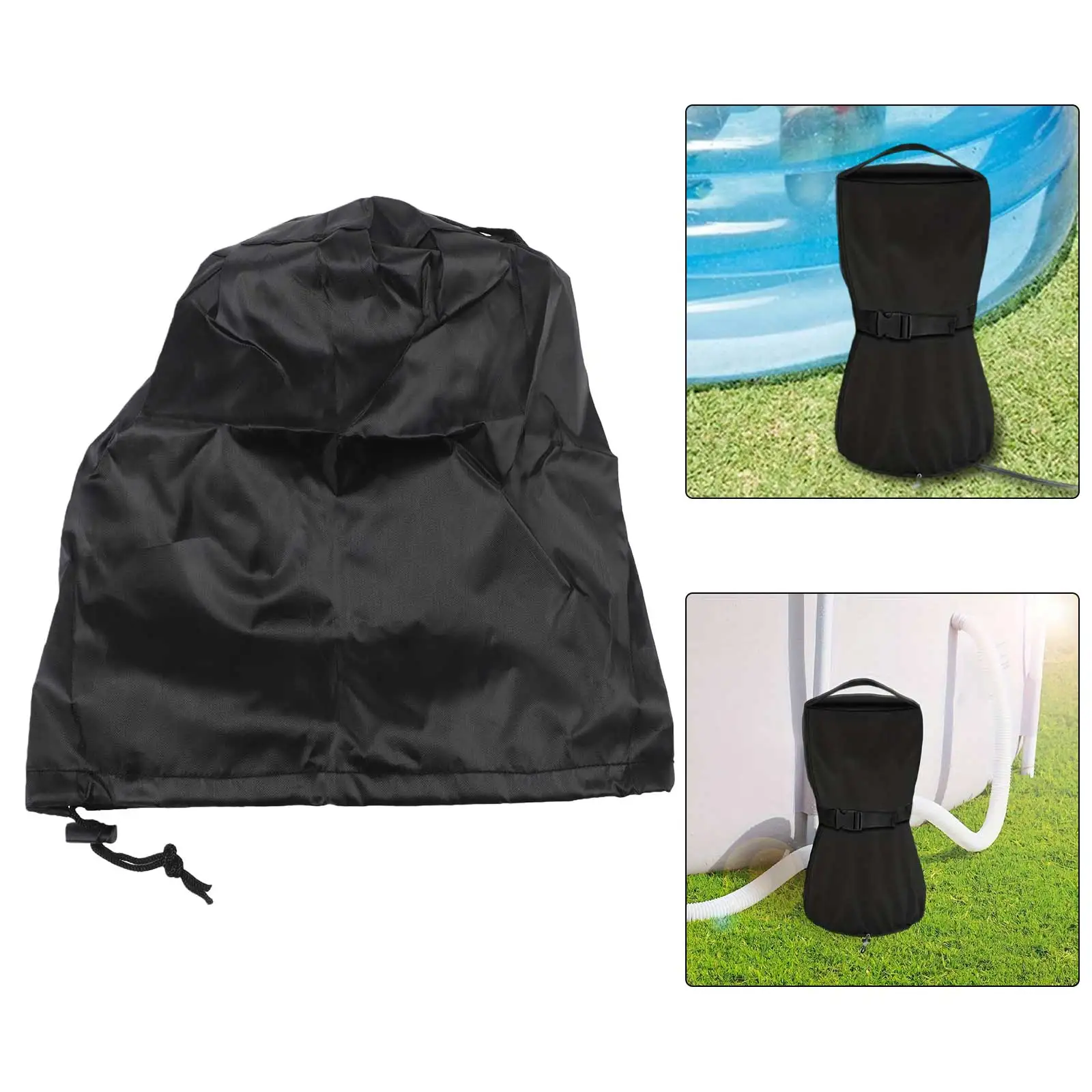 

Adjustable Waterproof Sand Filter Pump Cover for Intex Pool Designed for Rain and Wind Protection of Pool Equipment