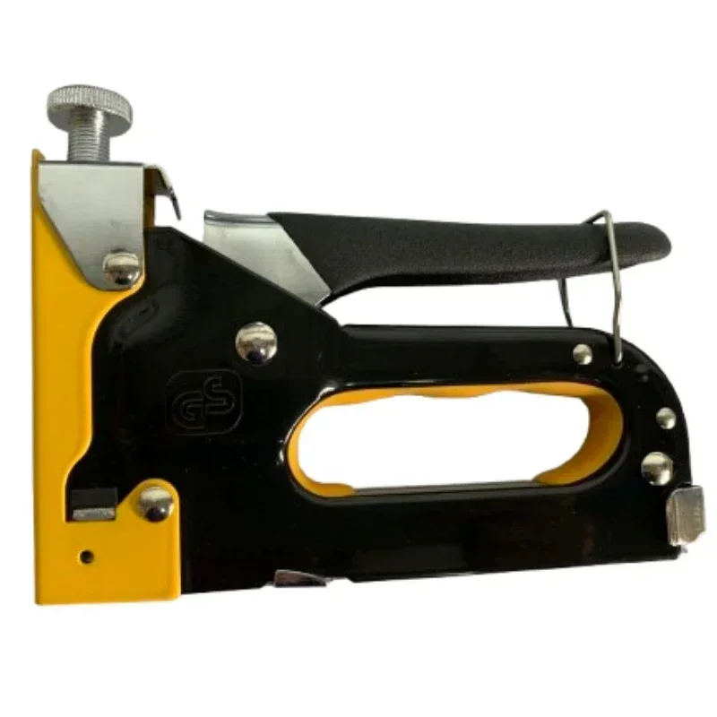 Nailer  Stapler Gun of 3 in 1 Staple Gun Staple Manual Brad For Paper skin Carpet Plastic Manual Power Tools Nail Gun Home