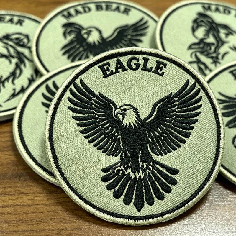 Custom Personalized Embroidered Patches Iron On Patches For Clothing Custom Your Own Morale Tactical Army Hook & Loop Patch