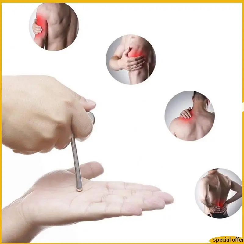 A61I Stainless Steel Trigger Massage Tool - Deep Tissue Massage - Acupressure Tool For Myofascial Release Pain Relief