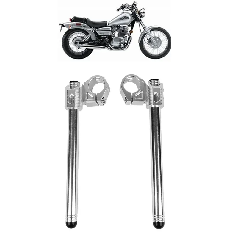 Motorcycle Acsessories 33mm Clip On Handle Bars For Honda CMX250 CMX-250C CB350 CB400 CX500 CB450 Parts