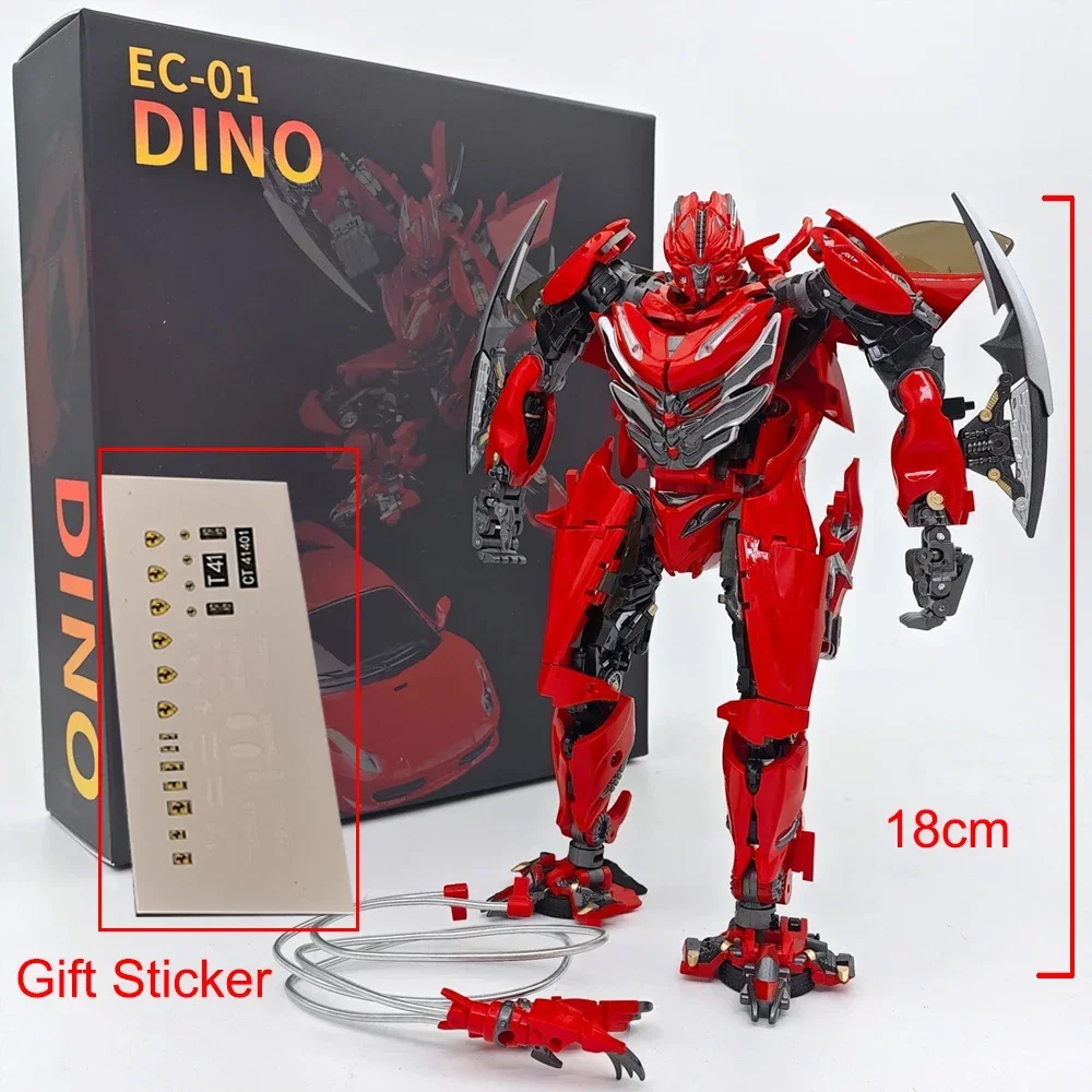 

Трансформирующиеся игрушки BMB EC01 Dino KO R06 DN01 NB01 BS01 Red Dasher EC-01: Фигурка-робот-трансформер, модель из аниме