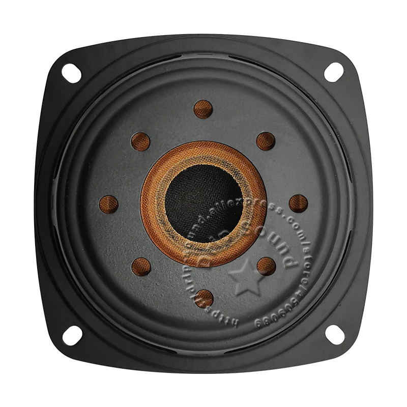 3.5'' Inch 93x93mm Square Speaker Passive Radiator Horn Woofer Diaphragm Auxiliary Bass Repair Part Accessories