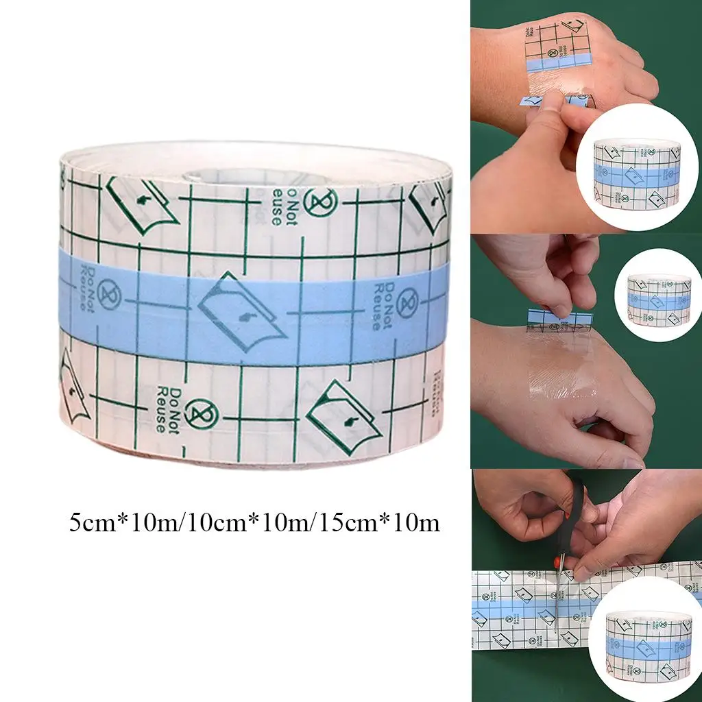 

Aftercare Roll Bandes Waterproof Transparent Film Dressing 10M
