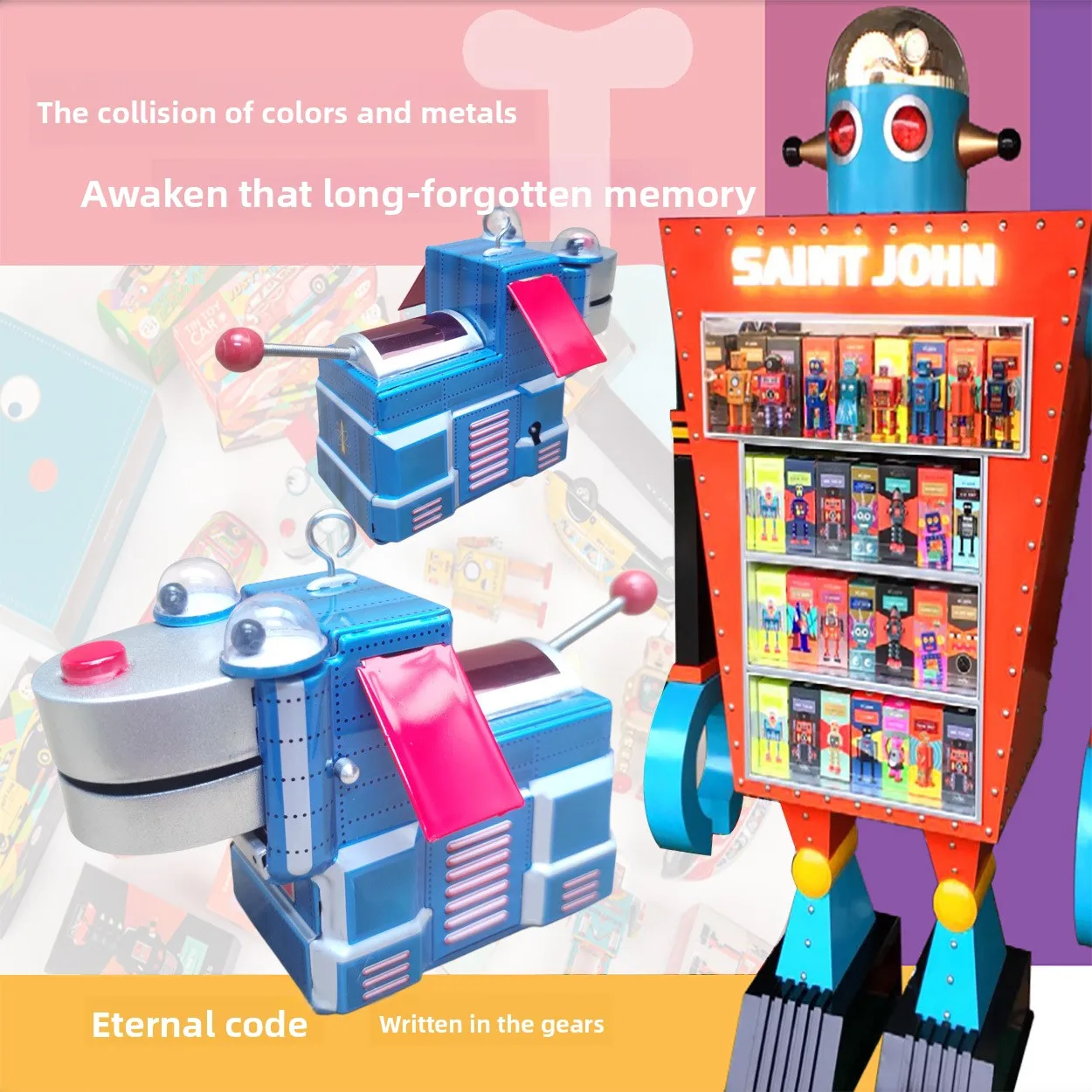 كلب الفضاء، مجموعة ألعاب كلاسيكية للبالغين، هدايا زينة إبداعية، دعائم للتصوير الفوتوغرافي، ألعاب القصدير #1